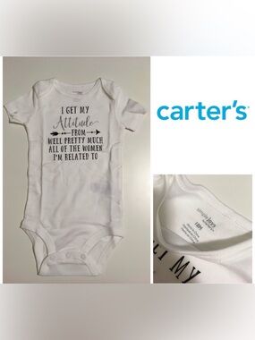 🆕CARTER’S - 18M - INFANT GIRLS CUSTOM BODYSUIT ONESIE